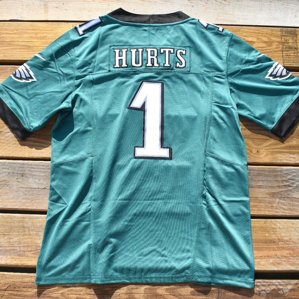 New! Jalen Hurts Philadelphia Eagles Green Football Jersey Adult Men's Sizes
